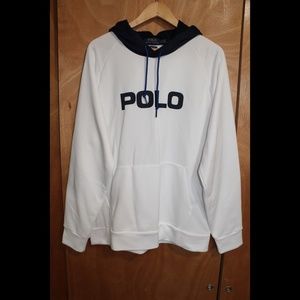 Polo White and Black Jogger set**